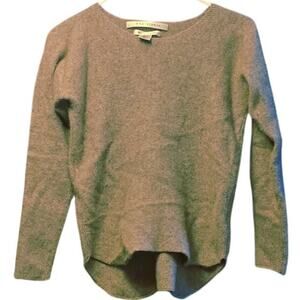 Max studio 100% cashmere taupe brown sweater size large